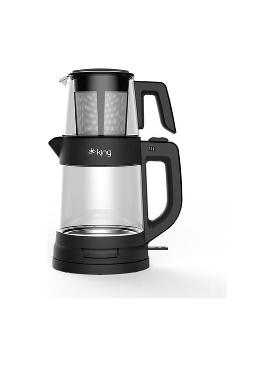 King KCM330 Tea Pro Cam Çay Makinesi Siyah