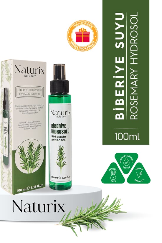 Naturix  %100 Doğal Dökülme Karşıtı Biberiye Saç Yağı 50 ml