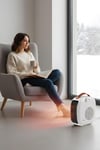 Kiwi KHT-8422 Elektrikli Isıtıcı Fan | 2 Kademeli Isıtma & Serin Hava Özelliği