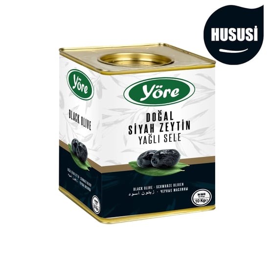 Yöre Gemlik Hususi Siyah Zeytin 10 kg (321-380)