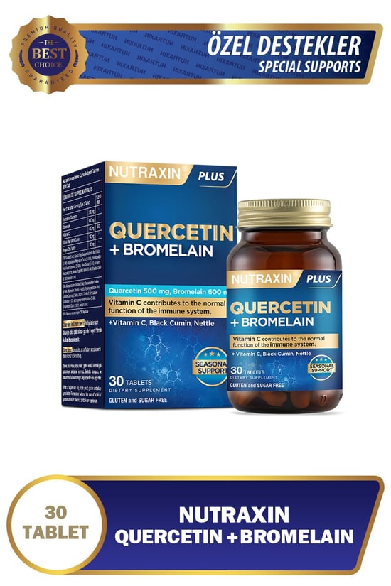Nutraxin Quercetin + Bromelain 30 Tablet