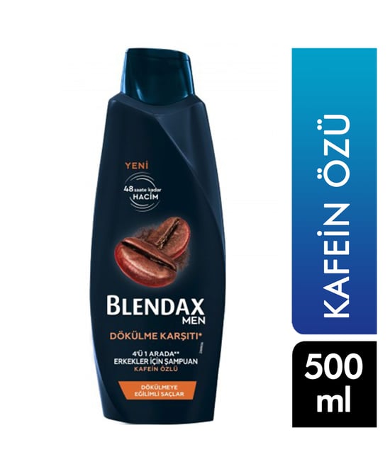 blendax,blendax şampuan,500 ml Erkeklere Özel,Blendax Şampuan Kafein Özlü,Blendax Şampuan Erkeklere Özel