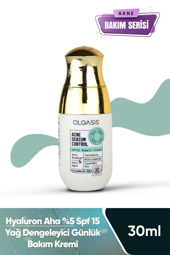 Olgasis Acne Sebıum Control SPF 15 Akne Bakım Günlük Krem 50 ml