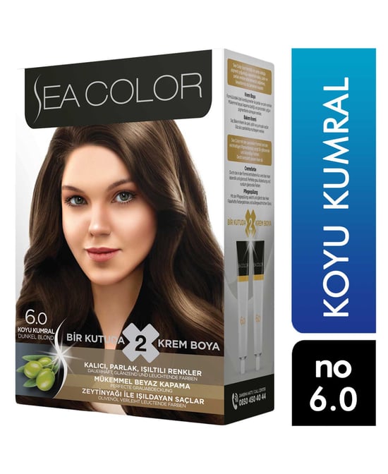 , kozmetik, toptan kozmetik, Sea Color, Sea Color Kit, Sea Color Set, Saç Boyası, Sea Color saç boyası satın al, Sea Color saç boyası fiyatı, toptan saç boyası fiyatları, saç nasıl boyanır, saç boyası zararlı mı,  koyu kumral saç boyası, Sea Color 6 0