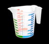 Titiz  9060 1000 Ml Ölçü Kabı-Plastik Şeffaf Ölçü Kabı
