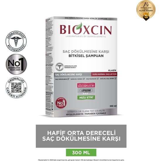 Bioxcin Genesis KuruNormal Saçlar İçin Şampuan 300 ml