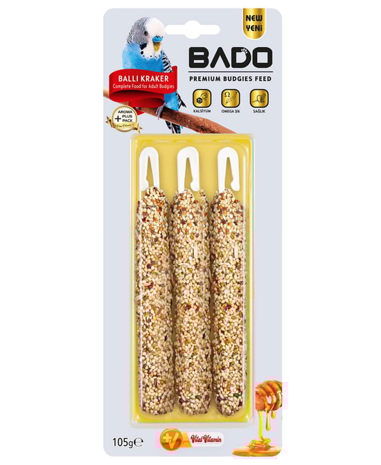 bado,bado kuş yemi,kuş yemleri,petshop ürünleri,yem,yemler,muhabbet kuşu yemleri,105 gr ballı kuş krakeri,kraker yemiipetshop,toptantr,toptan satın al,toptan mağazacılık