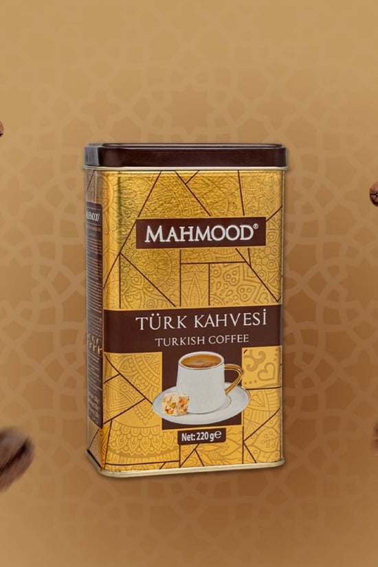 Mahmood Orta Kavrulmuş Türk Kahvesi Metal Kutu 220 gr