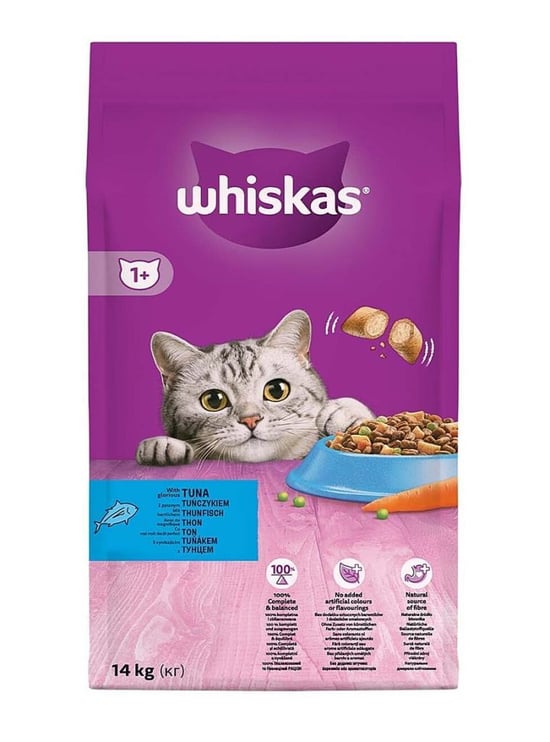 Whiskas Ton Balıklı ve Sebzeli Yetişkin Kedi Maması 14 kg