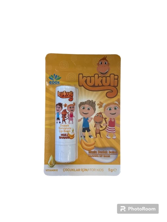 Kukuli Lisanslı Lipcare Muzlu 5 Gr Dudak Koruyucu