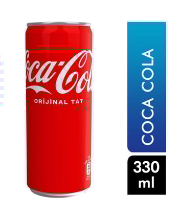 coca cola, soğuk içecek,kola,teneke kola,330 ml kola