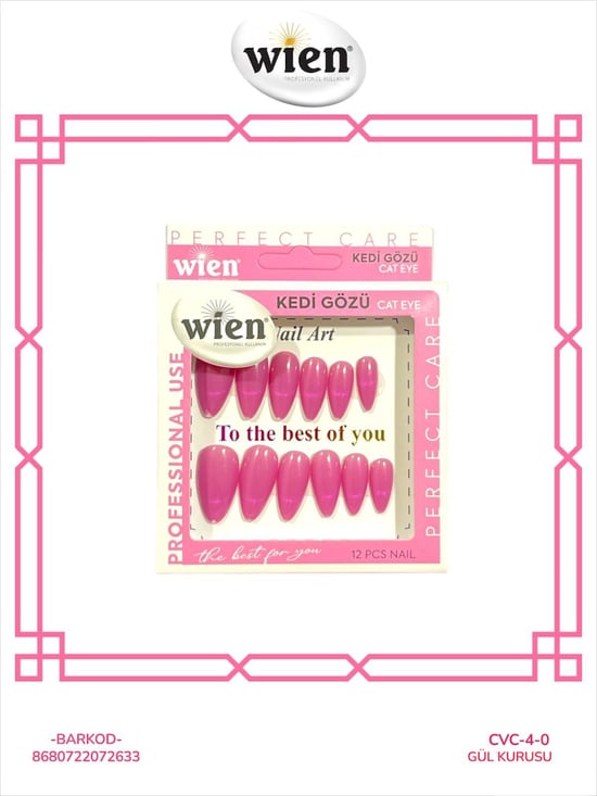 Wien takma tırnak- Gül kurusu