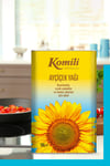 Komili Ayçiçek Yağı 18 Lt Teneke