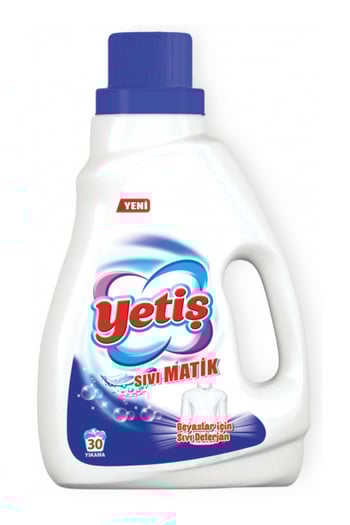 Yetiş Sıvı Çamaşır Deterjanı Beyazlar 2500 ml