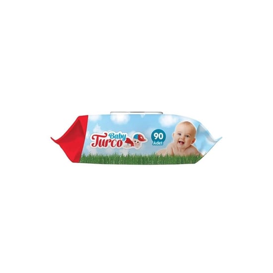 Baby Turco Islak Bebek Havlusu 90 lı Kapaklı