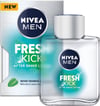 nivea, tıraş sonrası losyon, tıraş sonrası ürünleri, balsam, tıraş sonrası balsam, tıraş losyonu, tıraş kolonyası, serinletici losyon, tiras losyonu, tıraş losyonları, tıraş ürünleri, nivea kick fresh, nivea fresh kick, 100 ml tıraş losyonu, kozmetik, toptan kozmetik