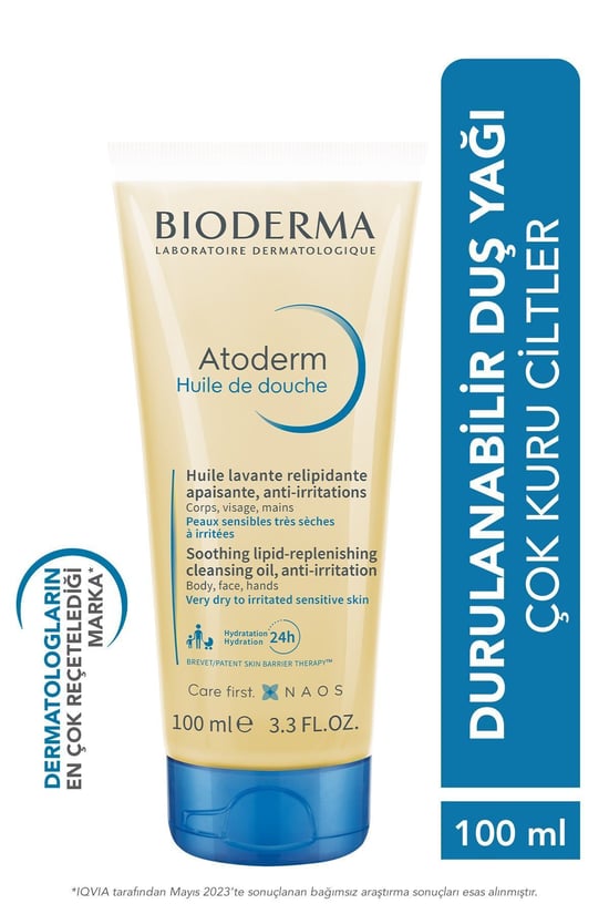 Bioderma Atoderm Shower Oil Huile de Douche Duş Yağı 100 ml