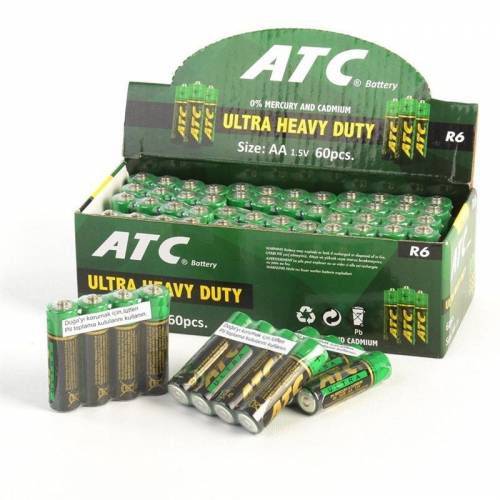 ATC İnce Kalem Pil AAA 1,5V 4x15'li Paket