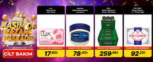 Kasım'da Kazanç Başkadır!-Cilt Bakım Ürünleri kampanya resmi