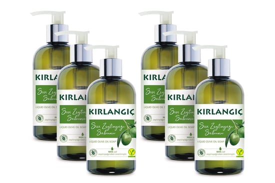 KIRLANGIÇ 400 ML ZEYTİNYAĞLI VEGAN SIVI SABUN * 6 ADET