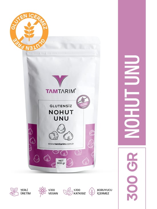 Tam Tarım Glutensiz Nohut Unu 300 GR