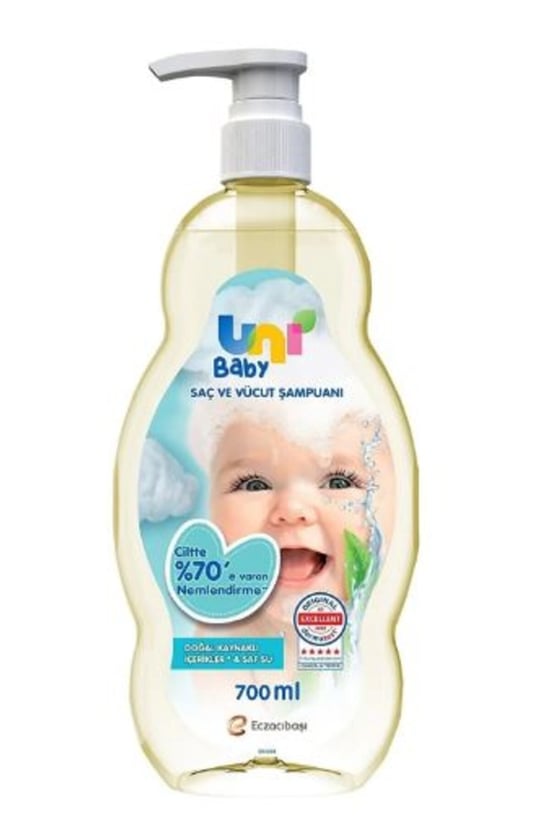 Şampuan Uni Baby 700 ml Saç ve Vücut
