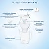 BRITA Style XL 3x Maxtra Pro All-In-1 Filtreli Su Arıtma Sürahisi - Gri