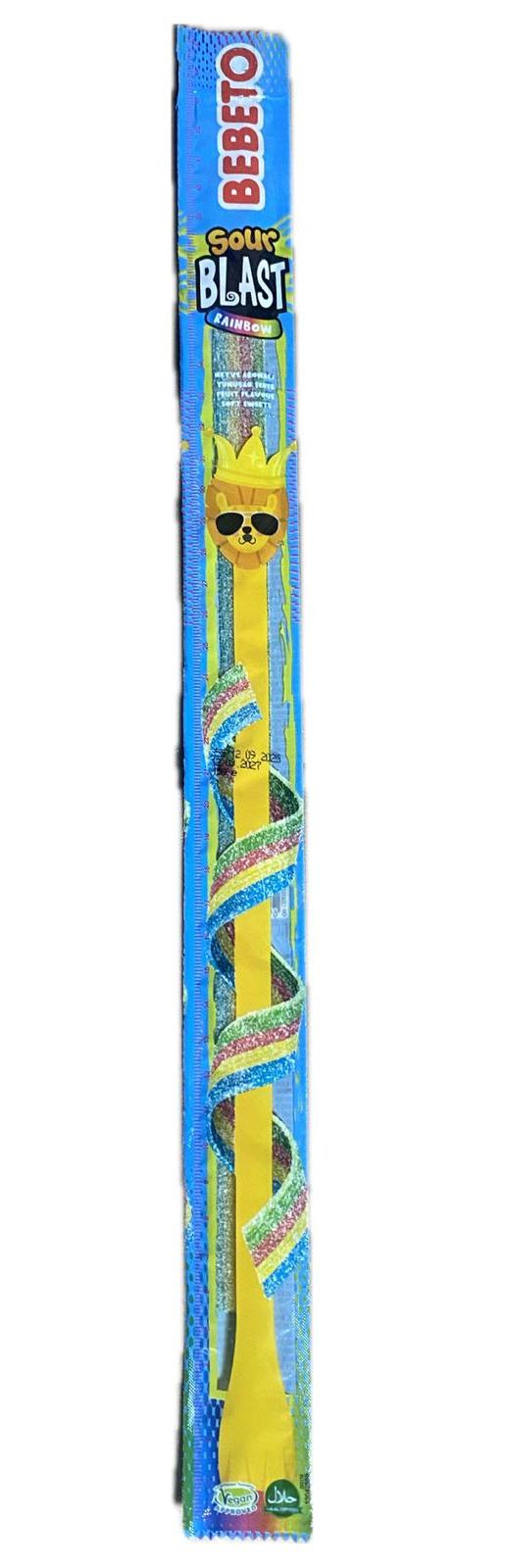 Bebeto Sour Blast Rainbow Metre Şeker 15 g