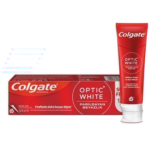 COLGATE Optic White Parıldayan Beyazlık Diş Macunu 125ml