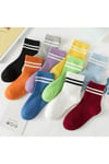 BGK 10 Çift Çocuk Çember Desenli Soket Çorap -0360-çok Renkli-çocuk Klasik 2-4 Yaş