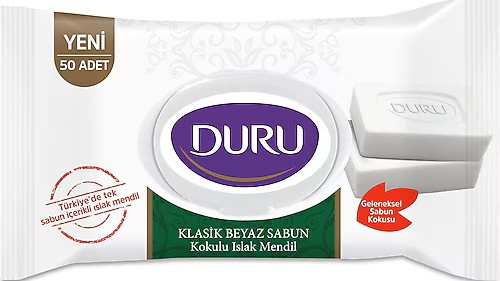 Duru Islak Mendil 50 Li Sabun Kokulu