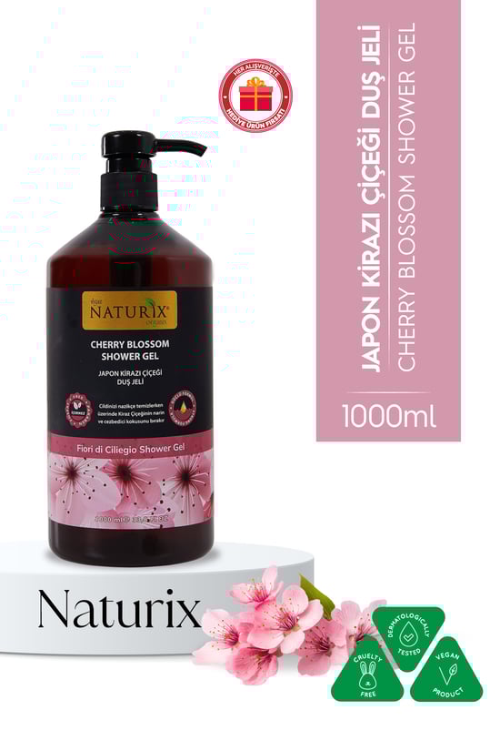 Naturix Japon Kirazı Çiçeği Duş Jeli 1000ml