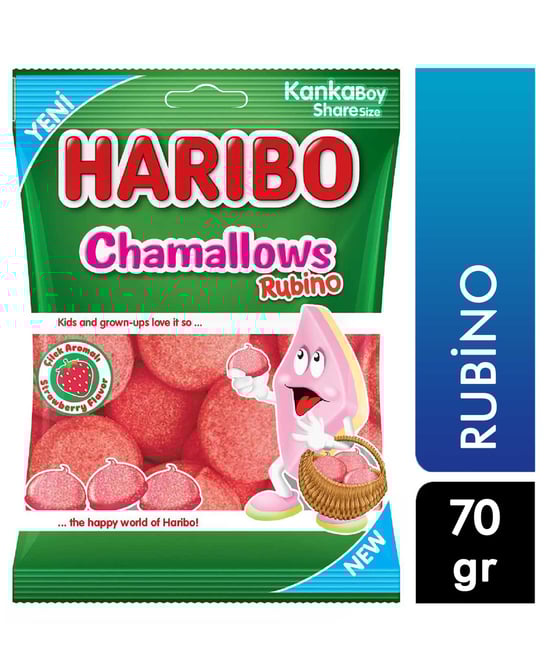 haribo, şeker, şekerleme, Chamallows şeker, marşmellov şeker, haribo Chamallows , Chamallowslu şeker, haribo şekerleri, şeker fiyatları, şekerleme fiyatları, meyveli şeker, aromalı şeker, çiğnenen şeker, lastik şeker, meyve sulu şeker, aburcubur, abur cubur