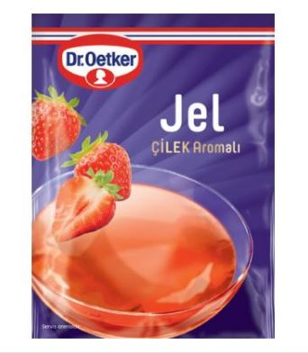 Dr.Oetker Çilekli Jel 100gr 12'li