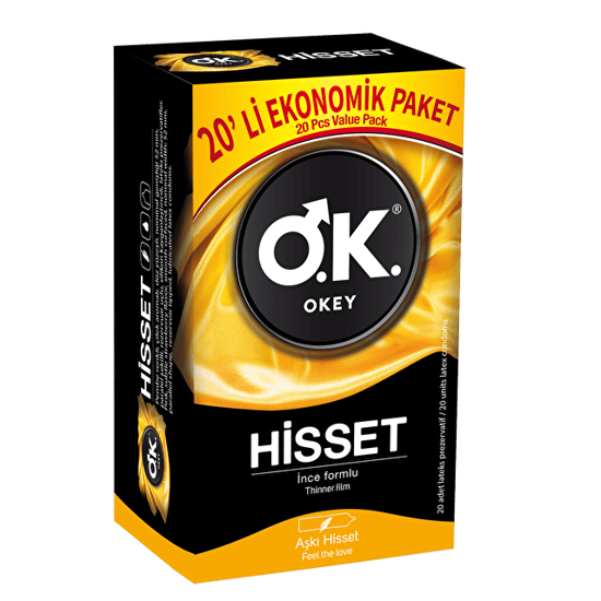 Okey Hisset 20'Li Prezervatif