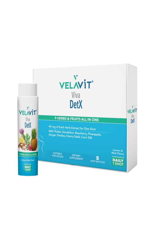 Velavit Viva Detx Herbs & Fruits All In One 40 ml x 5 Shot