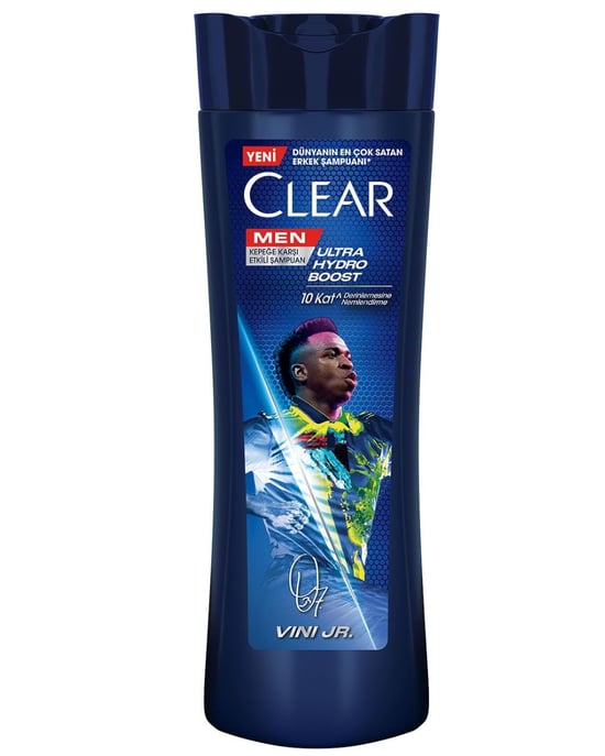 Clear Men Kepeğe Karşı Etkili Şampuan Vinicius Junior 350 ml