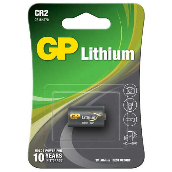 GP Batteries CR2 DlCr2/Cr2, Boy Lityum Pil, 3 Volt, Tekli Kart