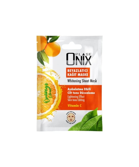 Morfose Onix Beyazlatıcı Kağıt Yüz Maskesi Portakal 20 ML