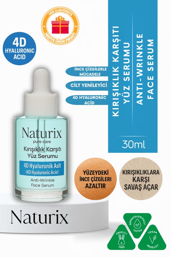 Naturix Kırışıklık Karşıtı Yüz Serum 30 ml