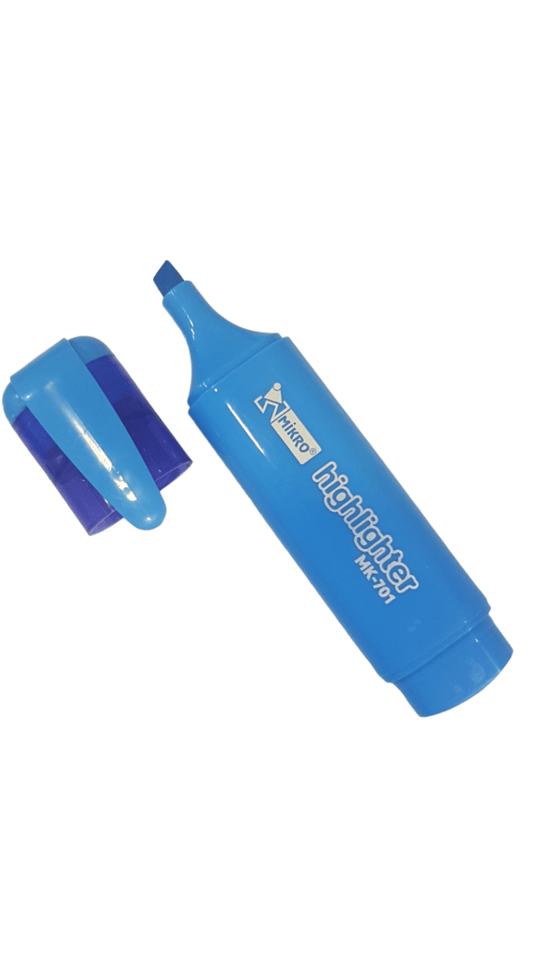 Mikro Mavi Fosforlu Kalem