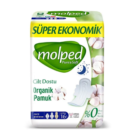 Molped Pure&Soft Gece 16'lı