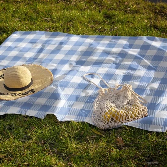 Fibril Outdress Piknik Örtüsü Mavi 150*150