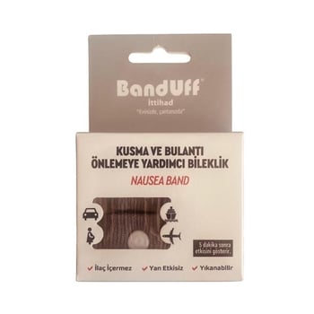 Banduff Kusma ve Bulantı Önleyici Bileklik - Yetişkin / Gri