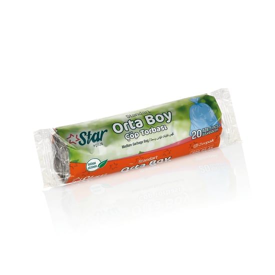 STARPLUS ÇÖP TOR.Orta B.Siyah 60gr 55x60cm