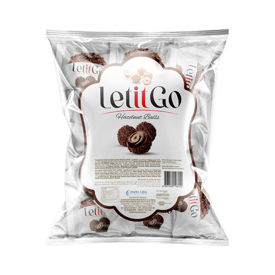 Let It Go-Top Çikolata Fındık-H.Cevizli 500 Gr.