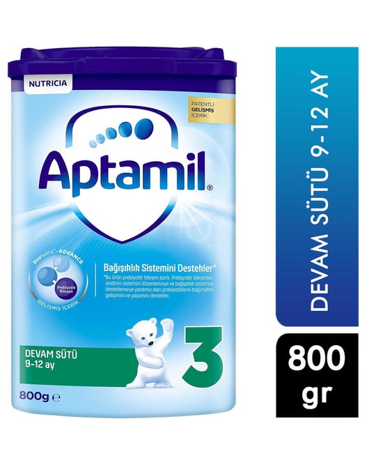 Milupa Aptamil 3 Devam Sütü 9-12 Ay 800 gr Biberon Hediyeli,devam sütü,biberon hediyeli,anne bebek,bebek mamaları,devam sütü,aptamil fiyatları,bebekler için mama,devam sütü fiyatları,toptan satın al,toptantr,toptan mağazacılık,toptan online,