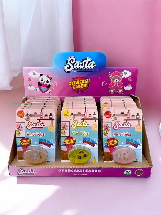 Sasta Doğal Sabun Find Toys 24 *2 48 li