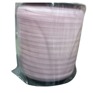 P Parla Çamaşır Lastiği Düz 1 cm  75 Metre 1 Top Açık Pembe