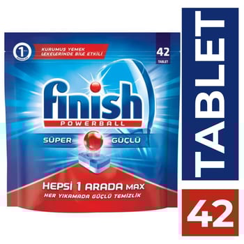 Finish Hepsi 1 Arada Max 42 Tablet Bulaşık Makinesi Tableti